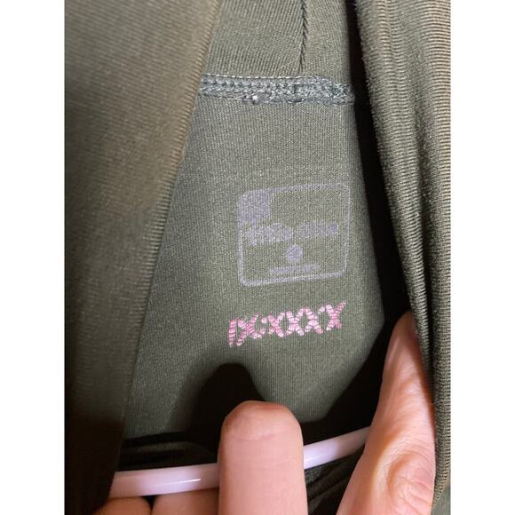 Title Nine Dress Medium Guthrie Bodycon Turtleneck Sexy  Olive Forest Green - Picture 4 of 6